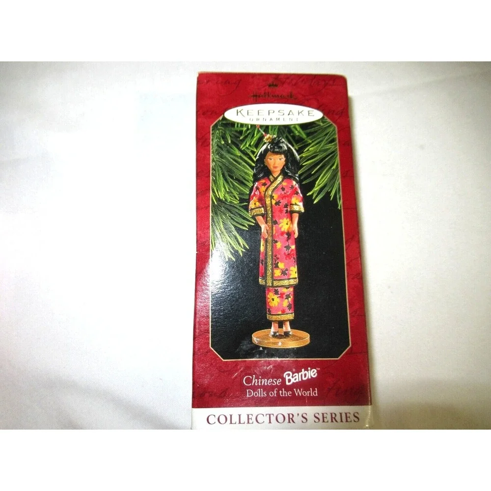 9 HALLMARK Keepsake Ornaments Hot Rod Chinese Barbie 1955 Murray Tractor Angel..